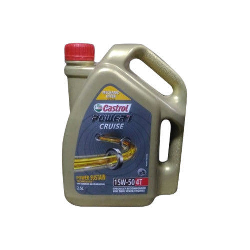 15W-50 Castrol Power 1 Engine Oil With High Mechanical And Thermal Stability Chemical Composition: 78% Base Oil. 10% Viscosity Improvement Additive (To Improve Flow) 3% Detergent