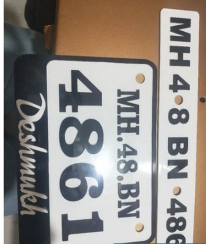 Best Price Customized Acrylic Number Plate For Motorcycle Vehicle Type: Bike