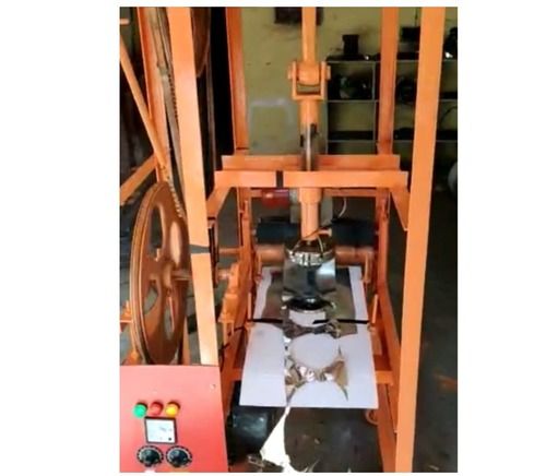 Electric Powered Orange Color Hydraulic Bowl Plate Making Machine For Industrail Grade: Semi-Automatic