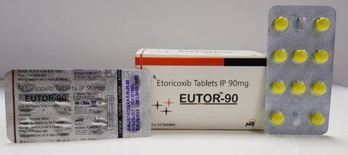 Eutor-90 Etoricoxib 90 Mg Tablets, 10X10 Blister Pack Age Group: Adult