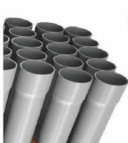 Gray High-Pressure Round Pvc Plastic Pipes For Indoor Water Supply, 6-Meter Length: 6 Millimeter (Mm)