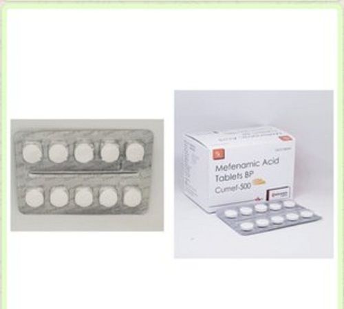 Mefenamic Acid 500 MG Painkiller Tablets, 10x10 Blister Pack
