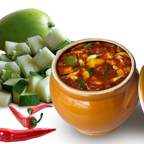 Piece Spicy And Red Colour Mango Pickle With 6 Months Shelf Life And Delicious Taste