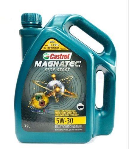 Synthetic Technology Castrol Magnatec Engine Oil, Perfect For Use In All Types Of Engines. Chemical Composition: 78% Base Oil. 10% Viscosity Improvement Additive (To Improve Flow) 3% Detergent