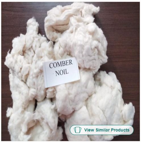 100%Cotton Wholesale Price White Bleached Cotton Comber Noil For Industrial Use