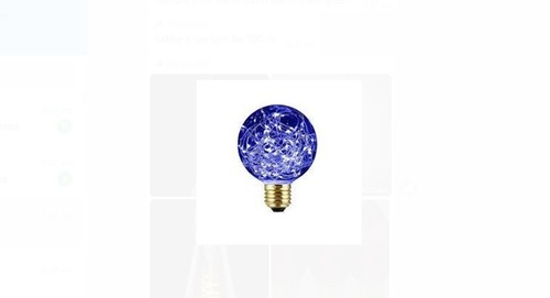 Blue Color 8 Watt, Related Voltage, 120 V, Round Shape, Garden String Lights Color Temperature: 100 Celsius (Oc)