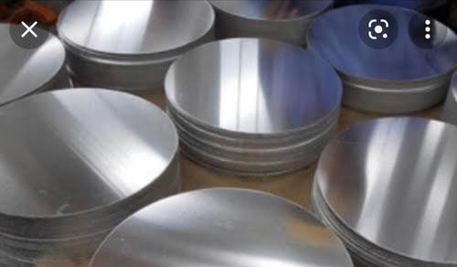 Silver 100% Brand New Satin Polished Finish Aluminium Round Sheet Strong And Durable