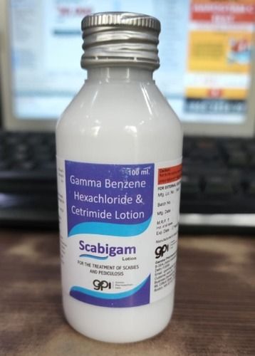 100ml Scabigam Lotion, Gamma Benz Ene Hexach Loride And Cetrimide Lotion