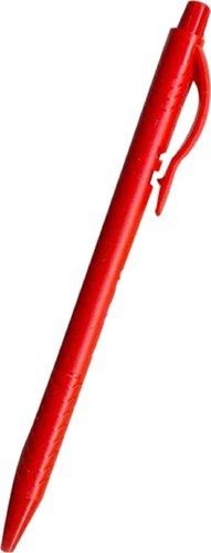 Red 5-6 Inch Smudge-Free Comfortable Grip Plastic Ball Pen For Smooth Writing 