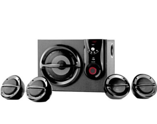 Black Color Creative Black Audio Speaker With Crystal Clear Sound Quality