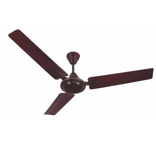 Brown Energy Efficient Metal High-Speed Electrical Ceiling Fan With Three Blades