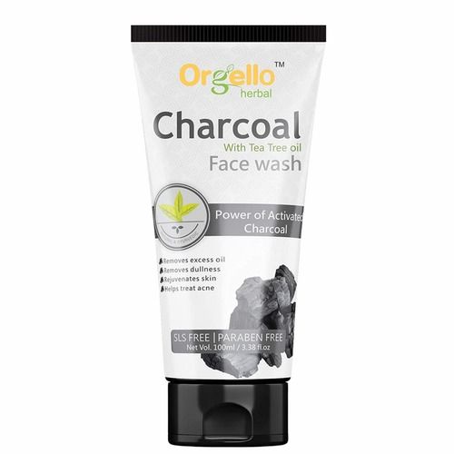 Fights Pollution And Acne Oil Control Deep Pore Cleaning Orgello Herbal Charcoal Face Wash