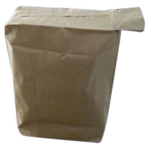 Brown Kraft Valve Type Paper Bag For Chemical Powder, Pigment And Minerals