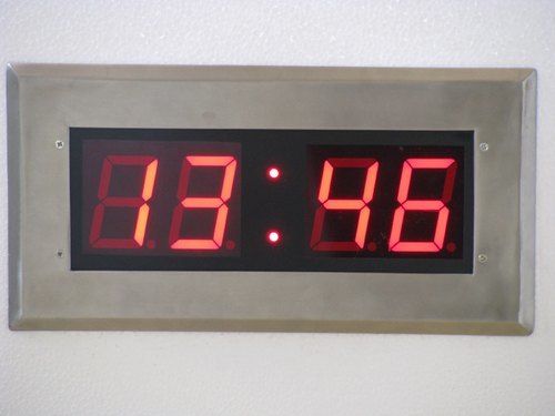 Large Indoor LED Clocks for Synchronized Time