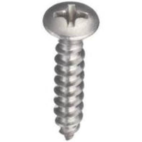 Polished  Silver Full Thread Rust Proof Round Stainless Steel Pan Head Tapping Screw For Industrial Uses