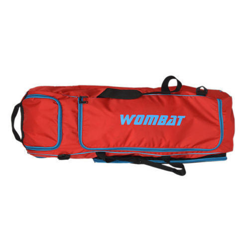 Plain Wombat Red Sports Travel Bag 100 Percent Waterproof And Light Weight Polyester