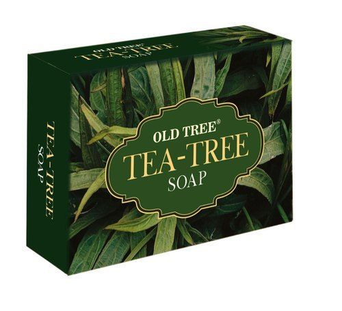 Skin Friendliness Old Tree Glycerine Tea Tree Bathing Soap For Skin Purification