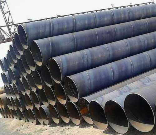 Spiral Welded Steel Pipe, 3-18 Meter Pipe Length, 4 - 30 Mm Thickness