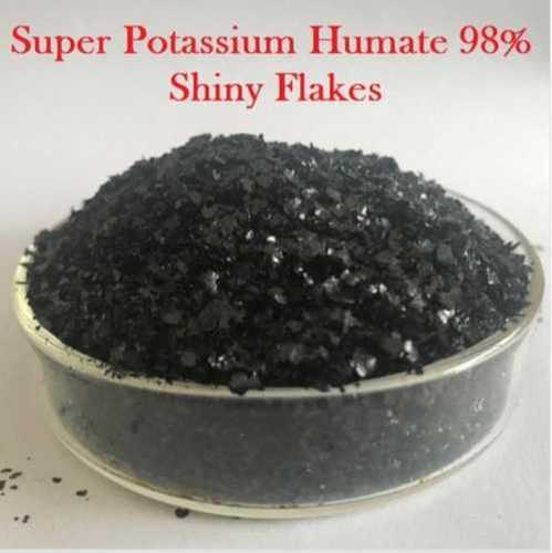 Super Potassium Humate 98% Shiny Flakes For Agriculture