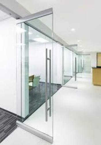 Transparent Glass Door With Abs Frame For Residential And Commercial Building Application: Home