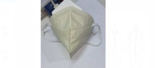 Washable And Reusable White Color 5 Layer Face Mask For Hospital, Laboratory