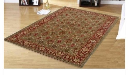 100 Percent Brown Color Printed Embroidered Pattern Tufted Carpets For Home Easy To Clean