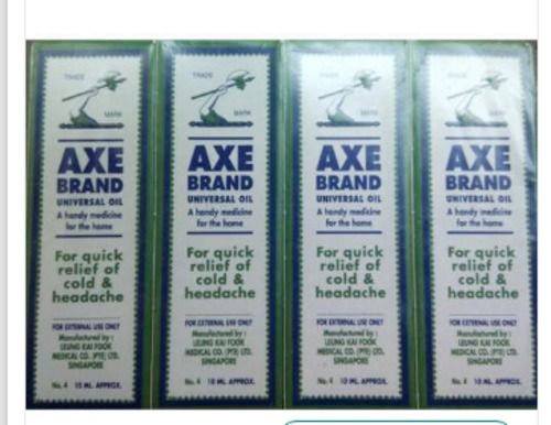 100 Percent Natural And Organic Axe Brand Pain Relief Oil 10ml Liquid Foam