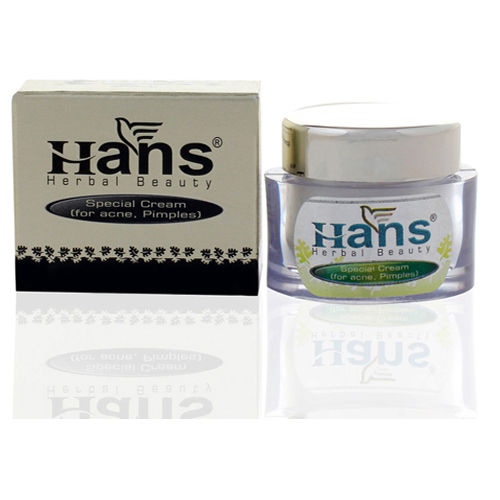Hans Natural And Organic Ayurvedic Beauty Anti Acne Face Cream For Personal Uses, 50g Pack