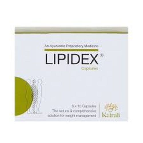 100 Percent Natural Ayurvedic Proprietary Medicine Lipidex Capsules, 6 X 10 Capsules Age Group: Suitable For All Ages