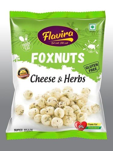 100 Percent Vegetarian Flavira Foxnuts Cheese Herbs Makhana With Gluten Free