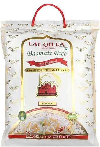  100% शुद्ध और प्राकृतिक लाल क्विला पारंपरिक विशेष पुरानी मलाई लंबे दाने वाला सफेद बासमती चावल