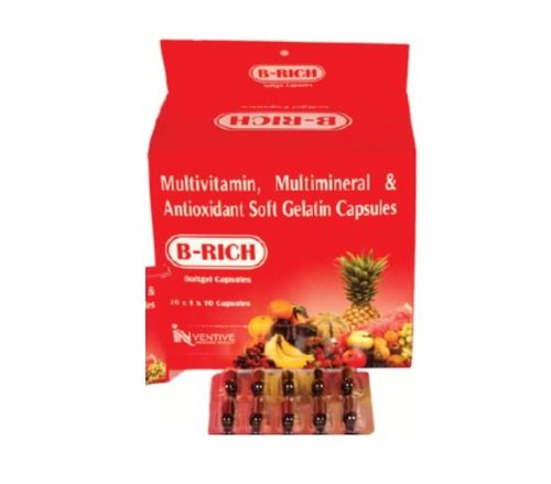 B-rich, Multivitamin, Multimineral & Antioxidant Soft Gelatin Capsules