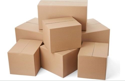 Matte Finish 6x6 Square Shape Die Cut Plain Corrugated Boxes For Packaging