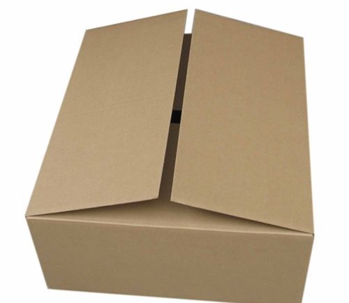 Rectangular Brown Hardened Corrugated Boxes For Food And Apparel Industry Length: 0.3 Inch (In)