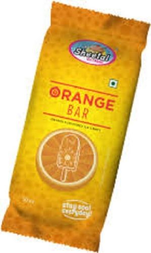 Sheetal Orange Flavor Bar Ice Cream 100 Percent Fresh And Pure With Excellent Taste