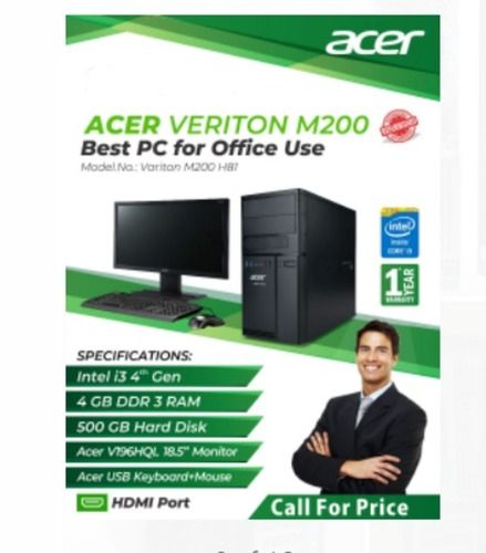 100 Percent High Premium Quality Acer Desktop Computer With Good Processor  at Best Price in Rajnandgaon | Pooja Computer