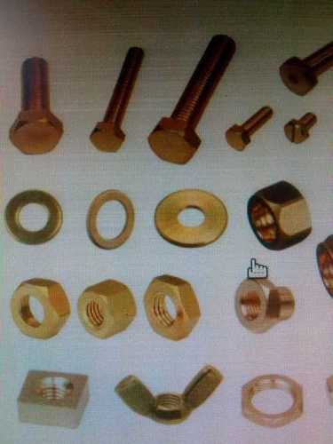 Brass Nut And Bolt With Anti Rust Properties For Industrial Uses