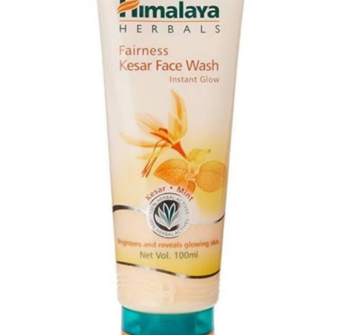 Himalaya 100% Pure Herbals Fairness Kesar Face Wash For Brightens And Glowing Skin, 100 Ml