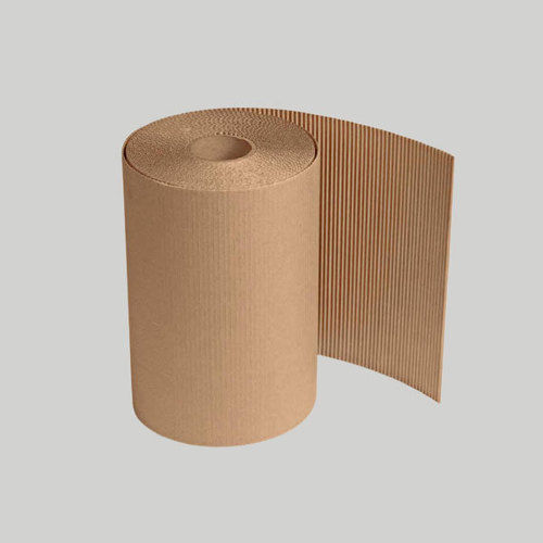 2 Ply Brown Kraft Paper Corrugated Roll For Making Boxes Pulp Material: Mixed Pulp