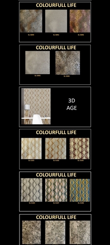 3d Type Colorful Wallpaper For Wall Decor Purpose