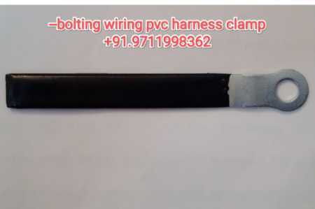 Black Bolting Wiring Pvc Harness Clamp With Easy Installation