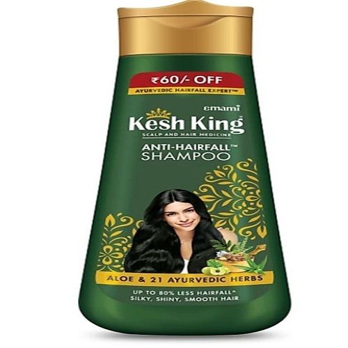 Kesh King Anti Hair Fall Shampoo With Aloe And 21 Herbs For All Hair Types 