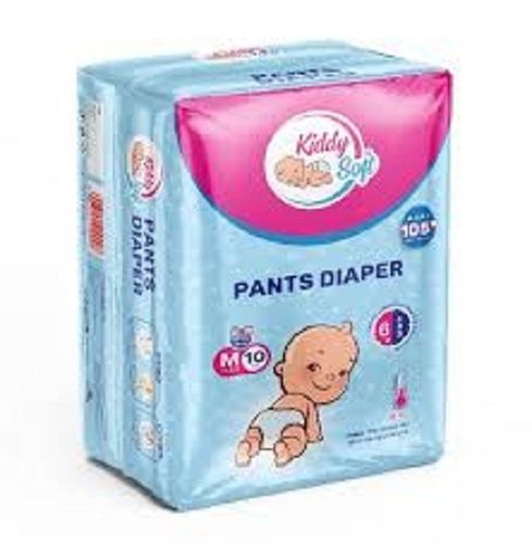 White Kiddy Sof All Round Protection High Absorbent Disposable Baby Diapers Pants