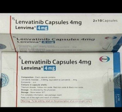 लेनवाटिनिब कैप्सूल 4Mg, 2X100 कैप्सूल मेडिसिन कच्चे माल 