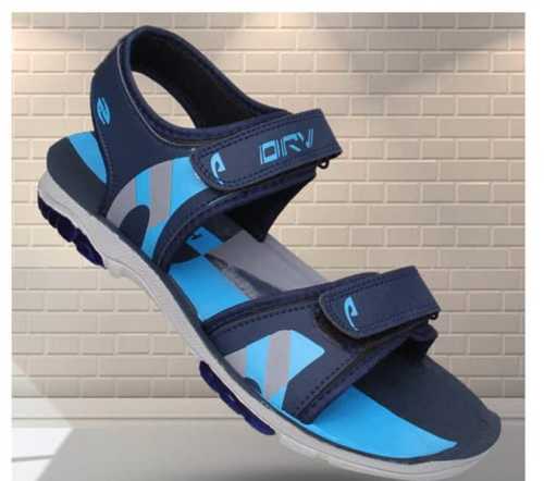 दैनिक पहनने के अवसर के लिए काले नीले रंग और सादे पैटर्न में पुरुषों के लिए स्लिपर