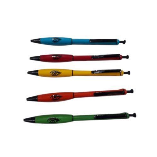 Plastic Multi Color Printed Desk Fellowship Eye Black Color Ballpoint Pen