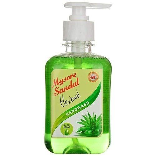 Mysore Sandal Herbal Liquid Hand Wash For 100% Germ Protection, 250 Ml