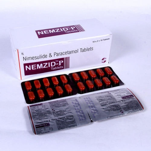 Nemzid-P - Nimesulide And Paracetamol Tablets, 10x10 Blister Pack | Mandatory Prescription, Oral Administration, Adult Use, For Toothache & Arthritis Pain