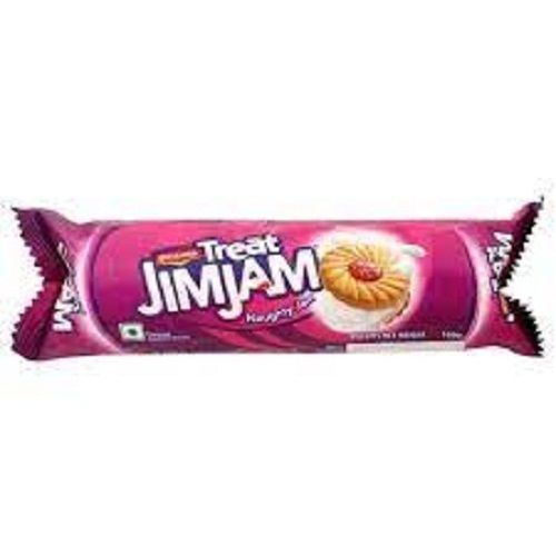 Normal Rich In Aroma Mouthwatering Taste Britannia Treat Jim Jam Cream Biscuits