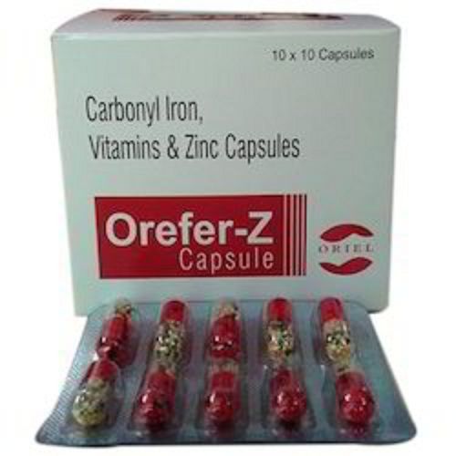 Orefer-Z Carbonyl Iron, Vitamin And Zinc Capsules, 10X10 Blister Pack Dosage Form: Capsule